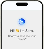 Sara AI Interface Mockup