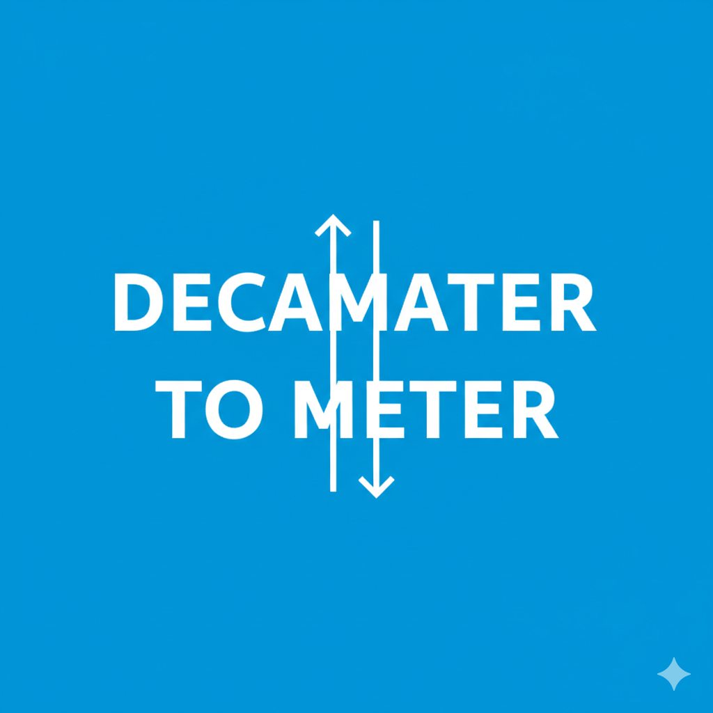 Decameters to Meter Calculator